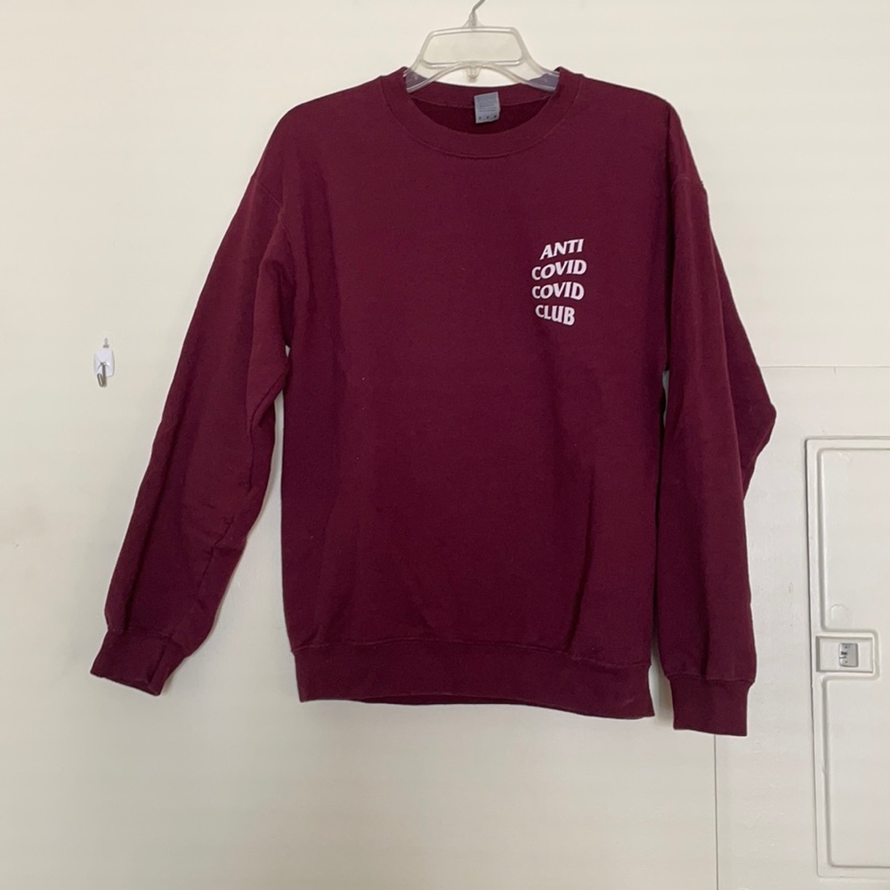 Anti Covid Covid Club Gildan Crew Neck